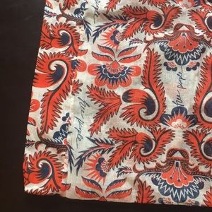 Free People Bags - Free People Orange and White Print Tote Free People Bags - Free People Orange and White Print Tote